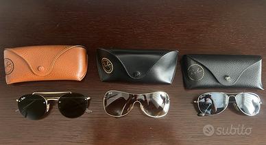 Lotto 3 occhiali da sole RAY-BAN originali