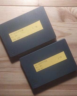 n. 2 pezzi HD Seagate 2 TB Basic Portable Drive