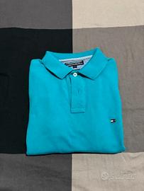 Polo Tommy Hilfiger Azzurra/Turchese Taglia S