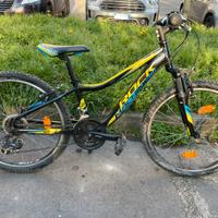 Bici MTB Bambino|24”|9-12 anni|21 marce|alluminio
