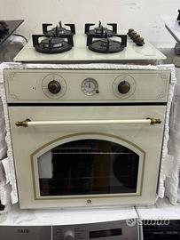 Forno ventilato vetro beige rustico nuovo garantit
