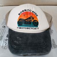 cappellino moto born ti ride stile Harley Davidson