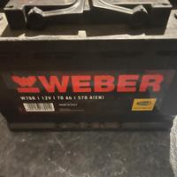 BATTERIA AUTO WEBER MAGNETI MARELLI  W70R 70 AH