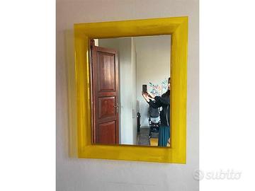Specchio Kartell Francois Ghost Giallo