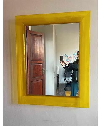 Specchio Kartell Francois Ghost Giallo
