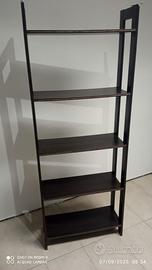 SCAFFALE IL LEGNO NERO A 5  RIPIANI