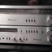 MITSUBISHI AMPLIFICATORE + TUNER