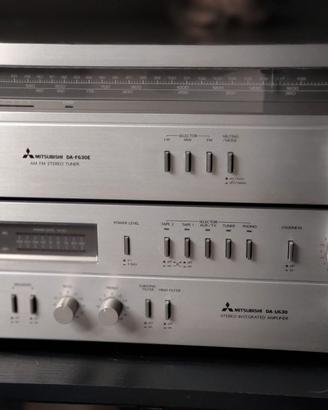 MITSUBISHI AMPLIFICATORE + TUNER