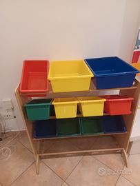 Raccoglitore organizer giocattoli