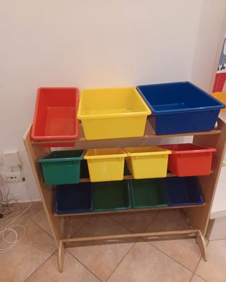 Raccoglitore organizer giocattoli