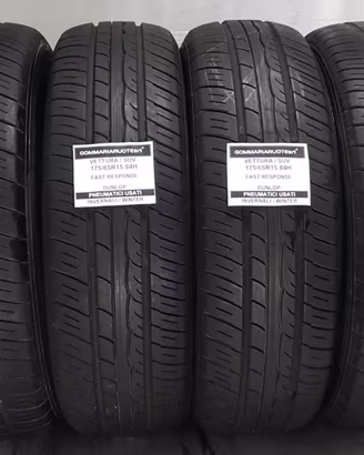 4 PNEUMATICI USATI 175/65R15 84H FAST RESPONSE DUN