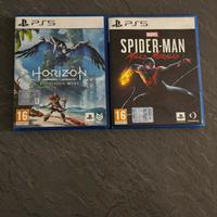 horizon forbidden west + spider man miles morales