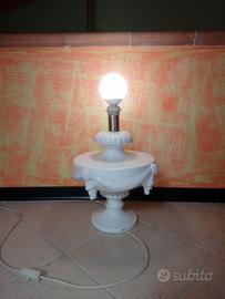 Macchine caffè varie e lampada tavolo porcellana
