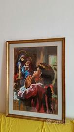 Dipinto olio su tela Paul Phila