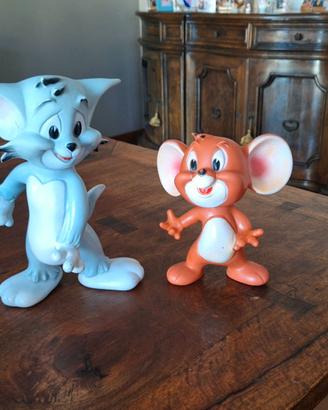 Ledra Tom e Jerry pupazzi gomma NO Disney Vintage