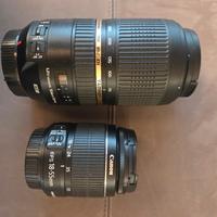 Obiettivo TAMRON 70-300 - CANON 18-55
