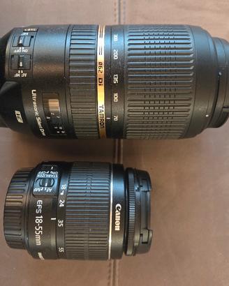 Obiettivo TAMRON 70-300 - CANON 18-55