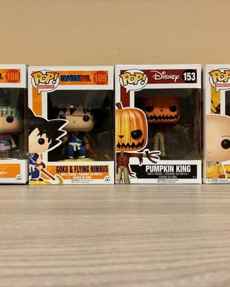 Funko pop Dragon Ball,Pumpkin King, One Punch Man
