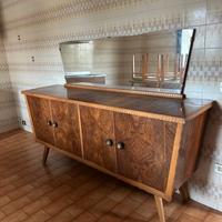 Credenza vintage con specchio – anni ’60/’70