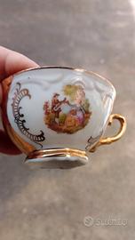 set caffè e the in porcellana bavaria 5 corone  