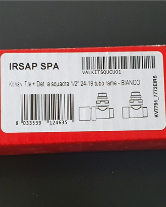 Kit valvole irsap bianche 1/2