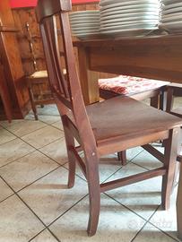 30 sedie in legno massiccio 