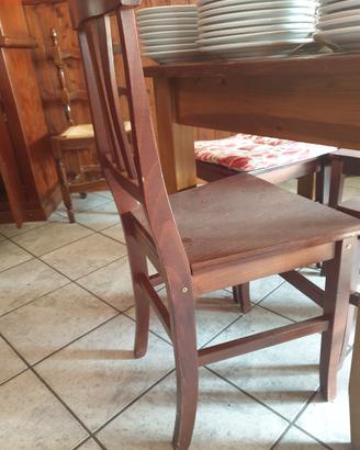 30 sedie in legno massiccio 
