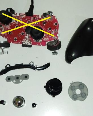 Controller Xbox 360 per pezzi di ricambio