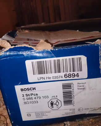 coppia dischi freno bosh