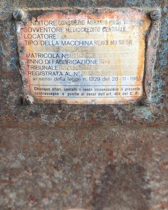 Rimorchio agricolo Menci MG 50 SR