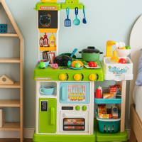 Cucina giocattolo per bambini con 54 accessori