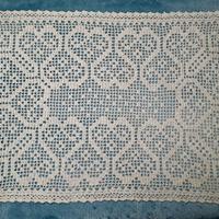 Centrino uncinetto filet realizzato a mano (NUOVO)