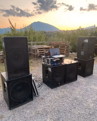 Impianto HK Audio 2 Satelliti LP 115 +4 Sub PK 115