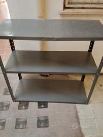 mobiletto scaffale in metallo H 95 L 100 L 40