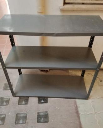 mobiletto scaffale in metallo H 95 L 100 L 40