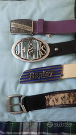 Cinture Trussardi, Replay, Diesel, Versace