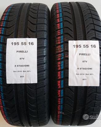 2 gomme 195 55 16 pirelli a811