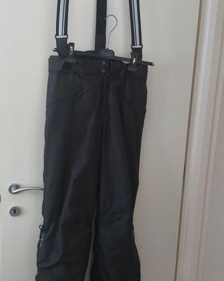Pantaloni da Sci Uomo Decathlon WEDZE con Bretelle
