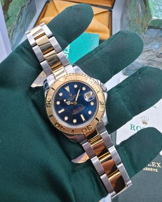 Rolex Yachtmaster 35mm  68623 Blu Full Set 1996