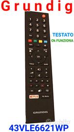 Telecomando SMART TV GRUNDIG 43VLE6621WP =NUOVO