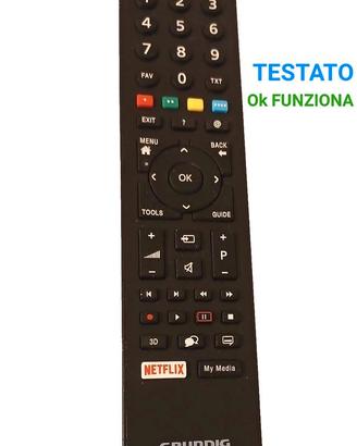 Telecomando SMART TV GRUNDIG 43VLE6621WP =NUOVO