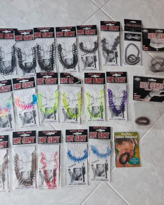 26) Tattoo Collane,Bracciali,Anelli Nuovi