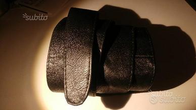 Cinta lunga 2 metri similpelle ecopelle nera