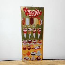 Insegna Tabella Gelati Sanson Prestige