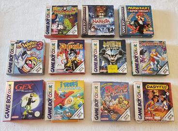 GIOCHI GAME BOY CON SCATOLA E LIBRETTO