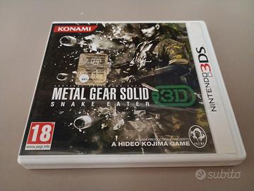 gioco Nintendo 3ds metal Gear solid 3d Snake eater