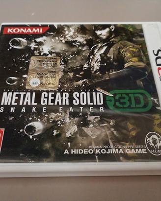 gioco Nintendo 3ds metal Gear solid 3d Snake eater