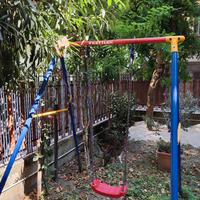 Altalena per bambini 2.20 m a piantana fissa