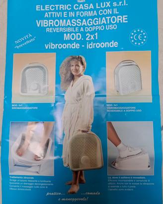 Pediluvio idro massaggiatore e vibro massaggiatore