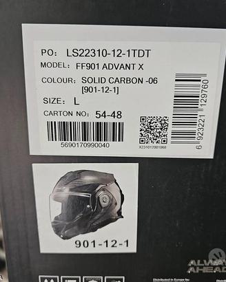 Casco modulare ls2 ff901 advant x c carbon solid